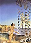 Dali Nude in Contemplation Before the Five Regular Bodies by Salvador Dali